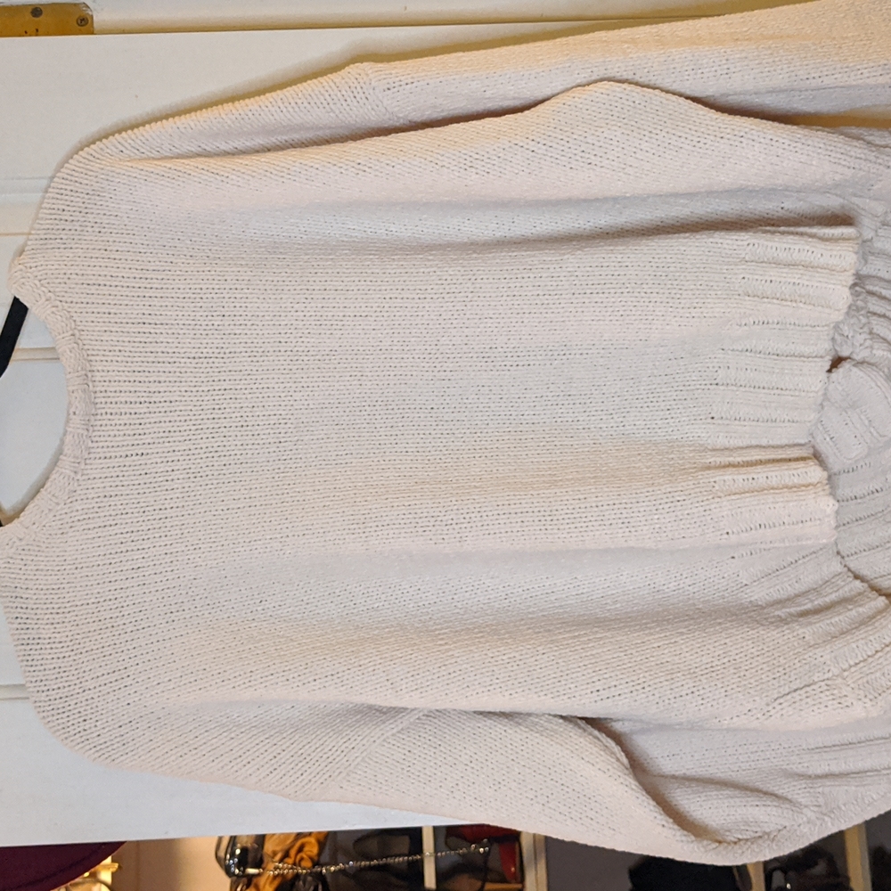 Fabrik Cream open back sweater